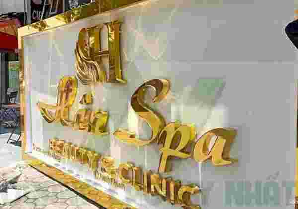 Chữ nổi Alu tráng gương sáng chân